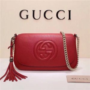 Gucci Soho Leather Shoulder Replica Replica Bag (Varied Colors)