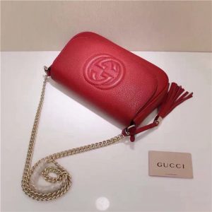 Gucci Soho Leather Shoulder Replica Replica Bag (Varied Colors)