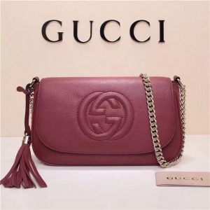 Gucci Soho Leather Shoulder Replica Replica Bag (Varied Colors)