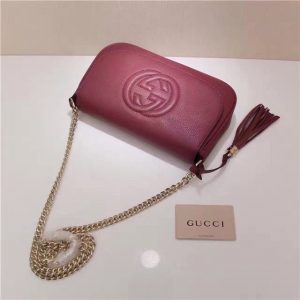 Gucci Soho Leather Shoulder Replica Replica Bag (Varied Colors)