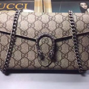 Gucci Dionysus GG Supreme Chain Replica Wallet Purse (Varied Colors)