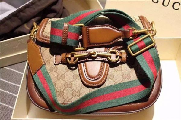 Gucci Lady Web Original GG Shoulder Bag Replica (Varied Colors)