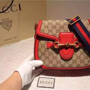 Gucci Lady Web Original GG Shoulder Bag Replica (Varied Colors)