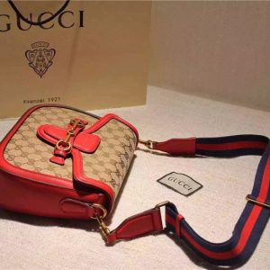 Gucci Lady Web Original GG Shoulder Bag Replica (Varied Colors)