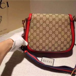 Gucci Lady Web Original GG Shoulder Bag Replica (Varied Colors)