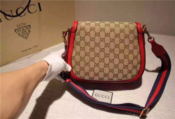 Gucci Lady Web Original GG Shoulder Bag Replica (Varied Colors)