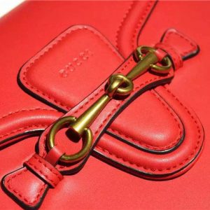 Gucci Lady Web Leather Shoulder Replica Bag (Varied Colors)