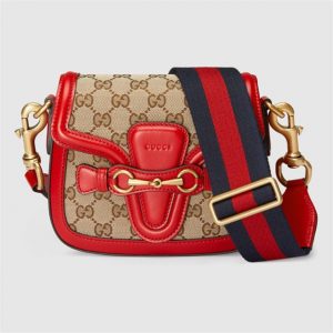 Gucci Small Lady Web Original GG Shoulder Bag (Varied Colors)