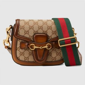 Gucci Small Lady Web Original GG Shoulder Bag (Varied Colors)