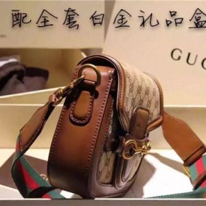 Gucci Small Lady Web Original GG Shoulder Bag (Varied Colors)