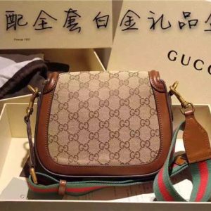 Gucci Small Lady Web Original GG Shoulder Bag (Varied Colors)