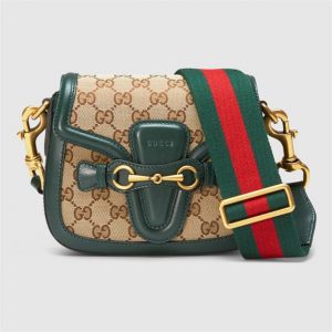 Gucci Small Lady Web Original GG Shoulder Bag (Varied Colors)