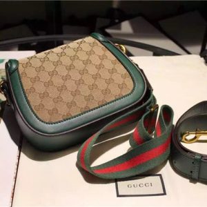 Gucci Small Lady Web Original GG Shoulder Bag (Varied Colors)