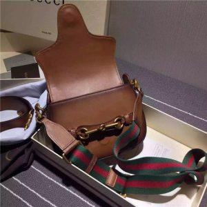 Gucci Small Lady Web Leather Shoulder Replica Bag (Varied Colors)