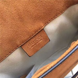 Gucci Small Lady Web Suede Shoulder Bag