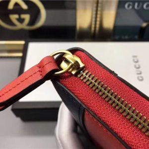 Gucci Queen Margaret Leather Zip Around Wallet (Varied Colors)