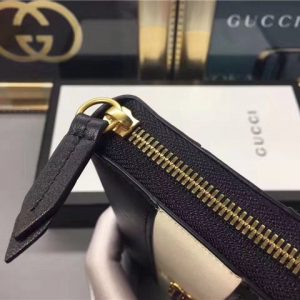 Gucci Queen Margaret Leather Zip Around Wallet (Varied Colors)