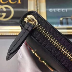 Gucci Sylvie Leather Zip Around Wallet (Varied Colors)