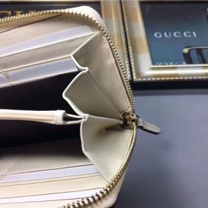 Gucci Sylvie Leather Zip Around Wallet (Varied Colors)