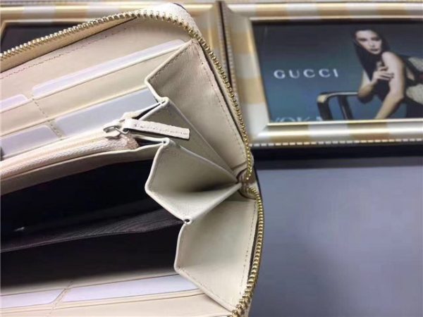 Gucci Sylvie Leather Zip Around Wallet (Varied Colors)