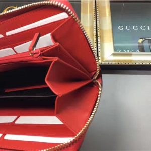 Gucci Sylvie Leather Zip Around Wallet (Varied Colors)