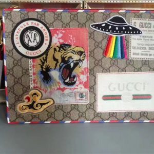 Gucci Courrier GG Supreme Pouch (Varied Colors)