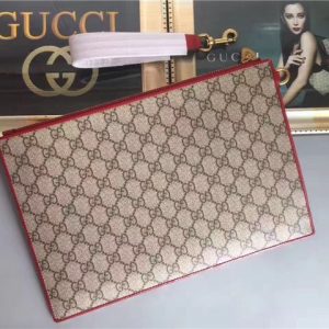 Gucci Courrier GG Supreme Pouch (Varied Colors)