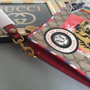 Gucci Courrier GG Supreme Pouch (Varied Colors)