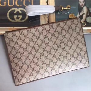 Gucci Courrier GG Supreme Pouch (Varied Colors)