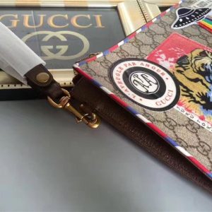 Gucci Courrier GG Supreme Pouch (Varied Colors)