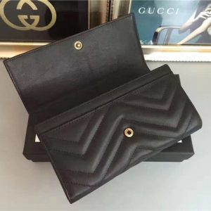 Gucci GG Replica Marmont Continental Wallet (Varied Colors)