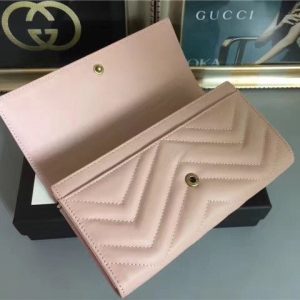 Gucci GG Replica Marmont Continental Wallet (Varied Colors)