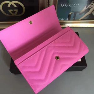 Gucci GG Replica Marmont Continental Wallet (Varied Colors)