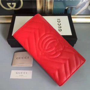 Gucci GG Replica Marmont Continental Wallet (Varied Colors)