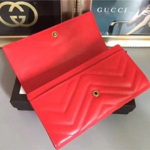 Gucci GG Replica Marmont Continental Wallet (Varied Colors)