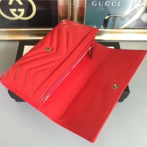 Gucci GG Replica Marmont Continental Wallet (Varied Colors)