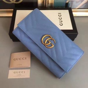 Gucci GG Replica Marmont Continental Wallet (Varied Colors)