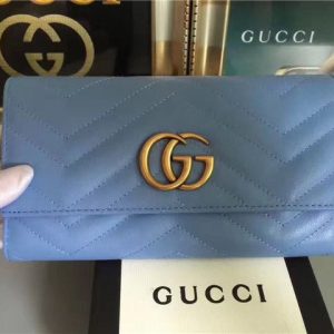 Gucci GG Replica Marmont Continental Wallet (Varied Colors)