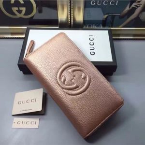 Gucci Soho Leather Zip Around Wallet (Varied Colors)