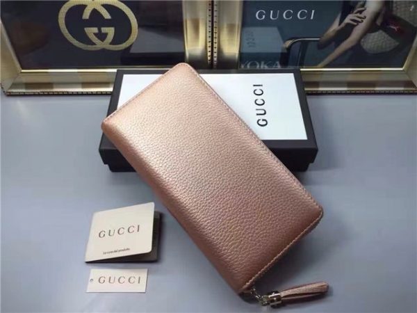 Gucci Soho Leather Zip Around Wallet (Varied Colors)