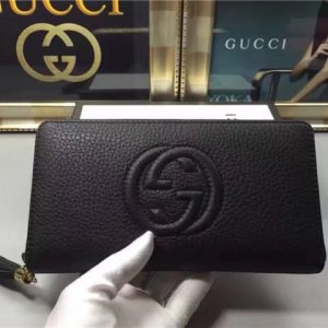 Gucci Soho Leather Zip Around Wallet (Varied Colors)