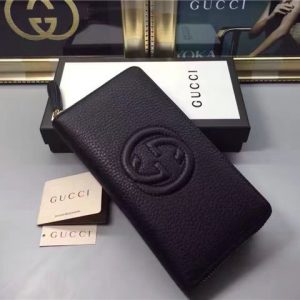 Gucci Soho Leather Zip Around Wallet (Varied Colors)