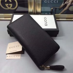 Gucci Soho Leather Zip Around Wallet (Varied Colors)