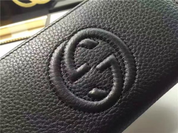 Gucci Soho Leather Zip Around Wallet (Varied Colors)