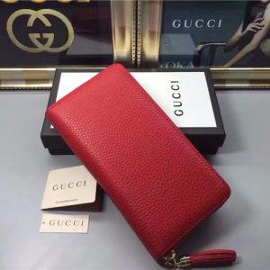 Gucci Soho Leather Zip Around Wallet (Varied Colors)