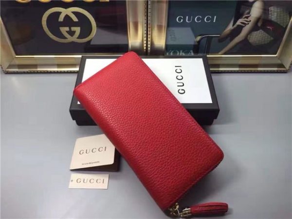 Gucci Soho Leather Zip Around Wallet (Varied Colors)