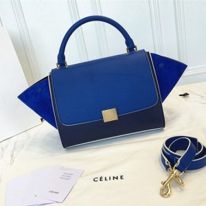 Celine Mini TRAPEZE Blue / Dark Blue