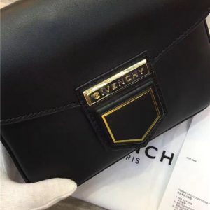 Givenchy Nobile Mini Shoulder Bag Black Smooth Leather