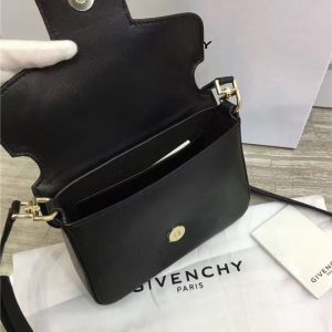 Givenchy Nobile Mini Shoulder Bag Black Smooth Leather