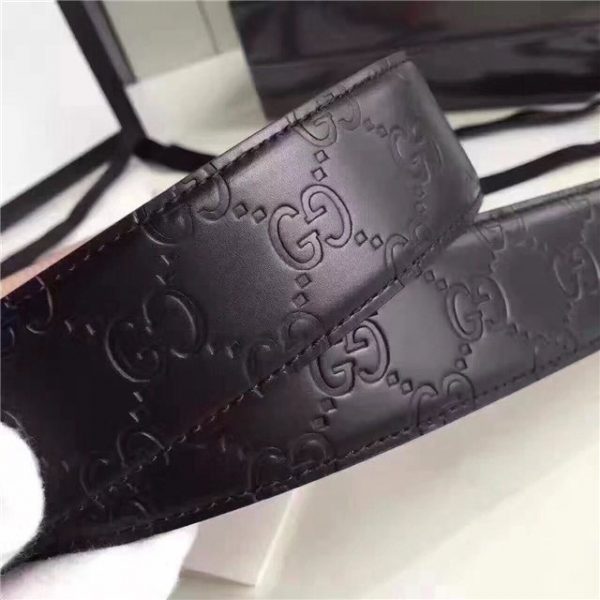 Gucci GG Signature Leather Replica Belt (Varied Colors)